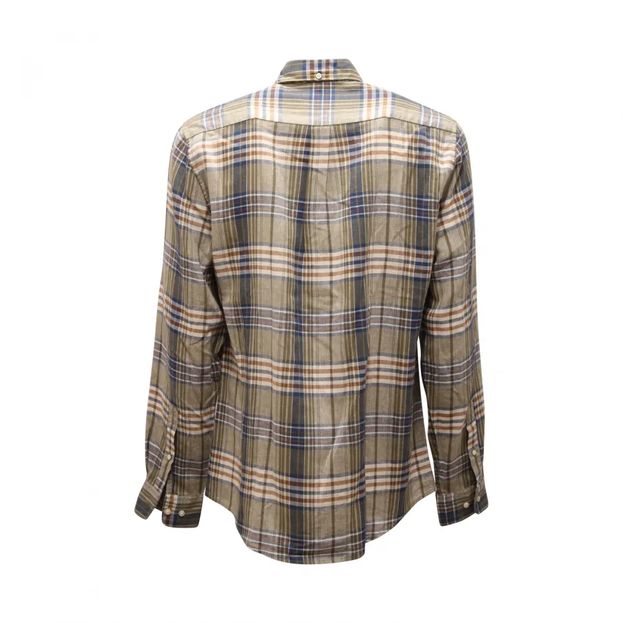 1233AS camicia uomo BARBOUR LANESKIN TAILORED man shirt