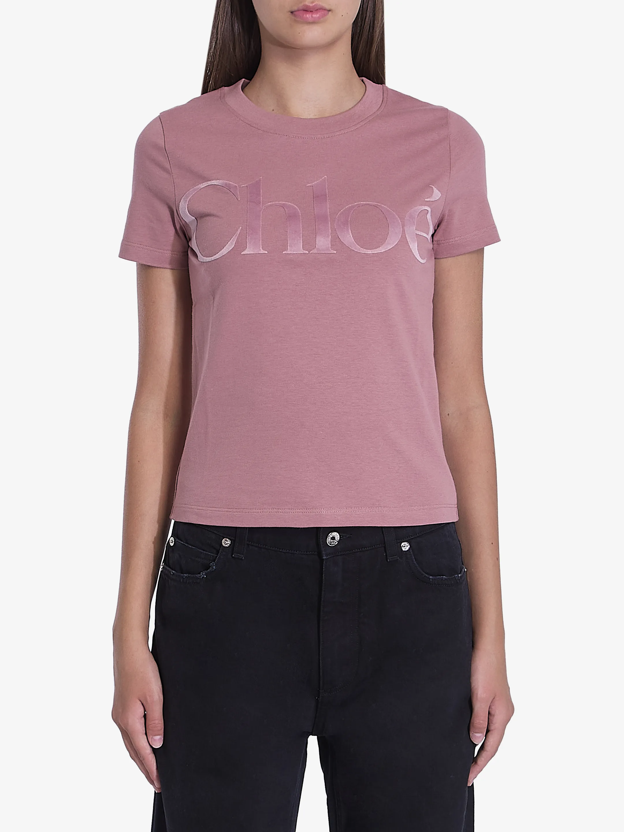 CHLOE    T-shirt con logo