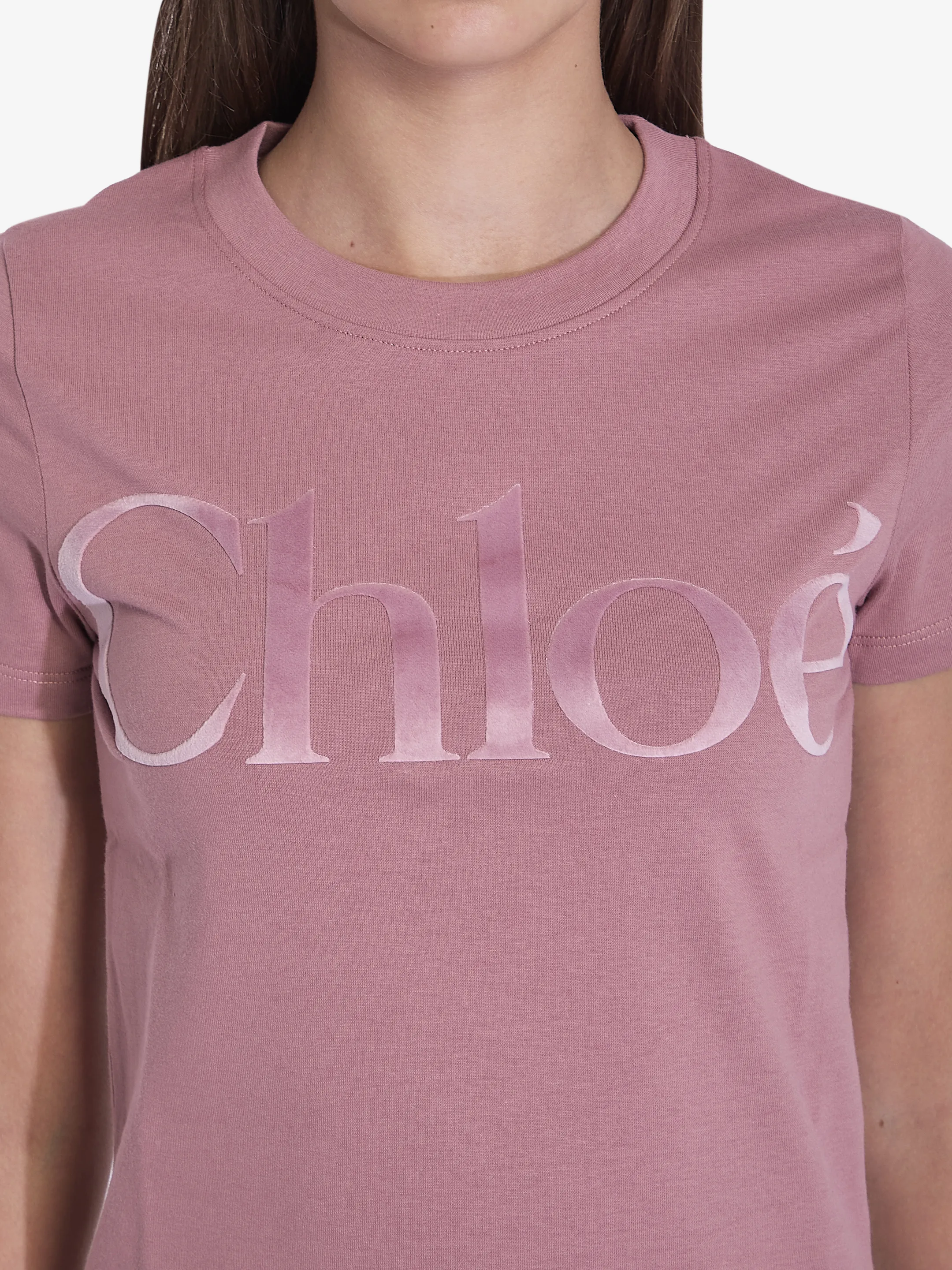 CHLOE    T-shirt con logo