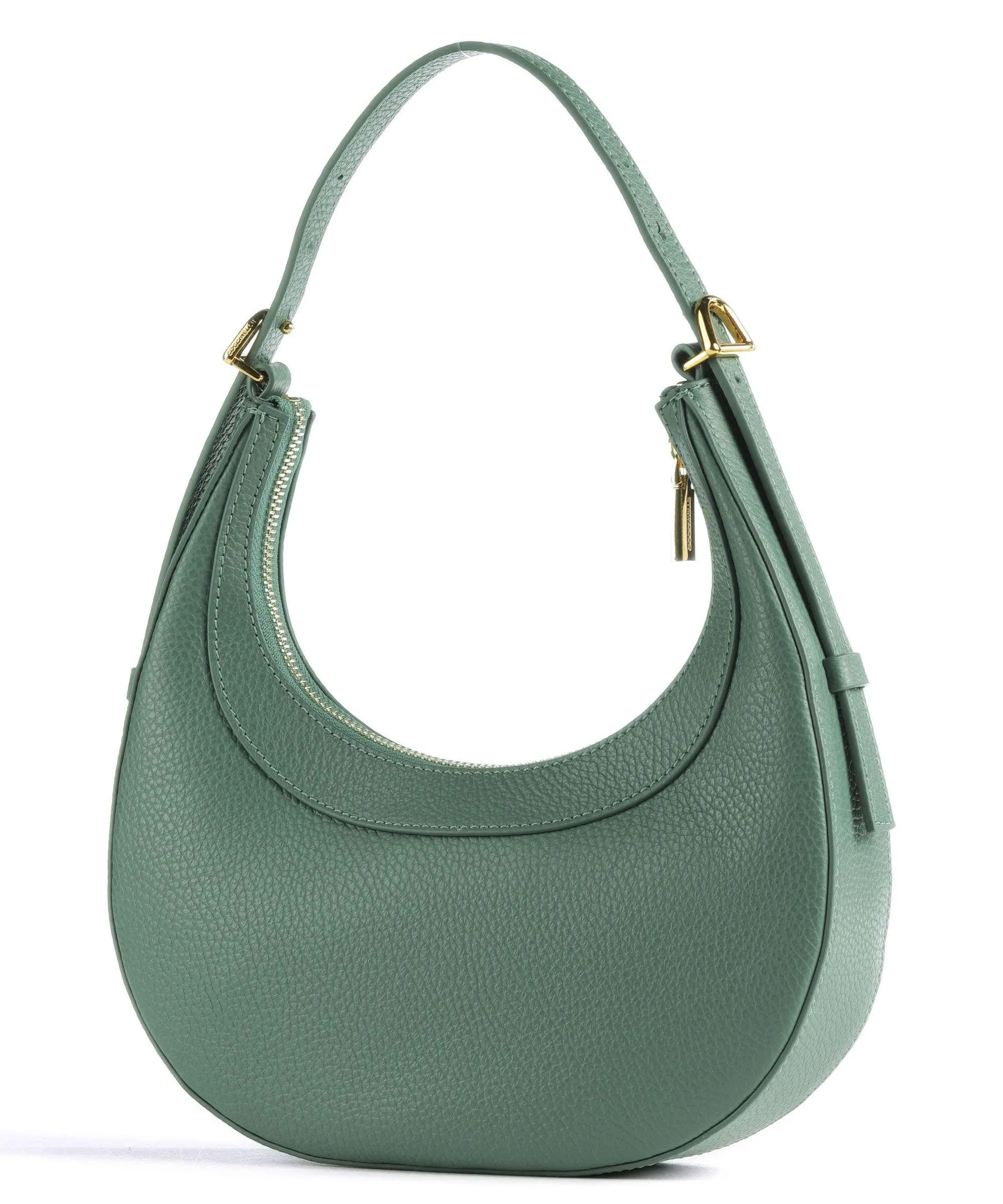  Coccinelle Whisper Borsa a spalla pelle di vacchetta grana verde  