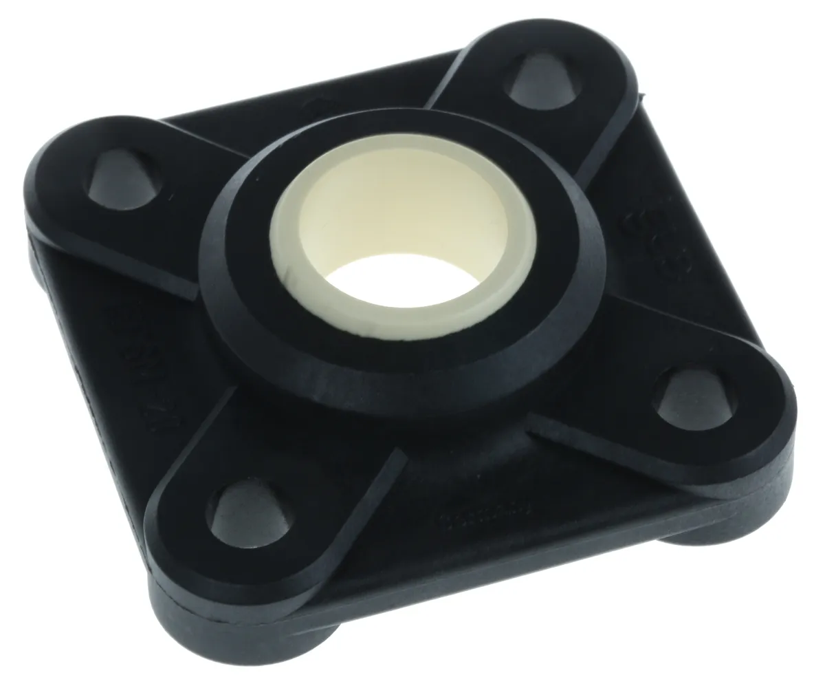 Cuscinetto flangiato Igus, 4 fori di montaggio da 8,4 mm, Ø int 20mm, dimensioni 65mm x 65mm x 20mm, in Iglidur W300,