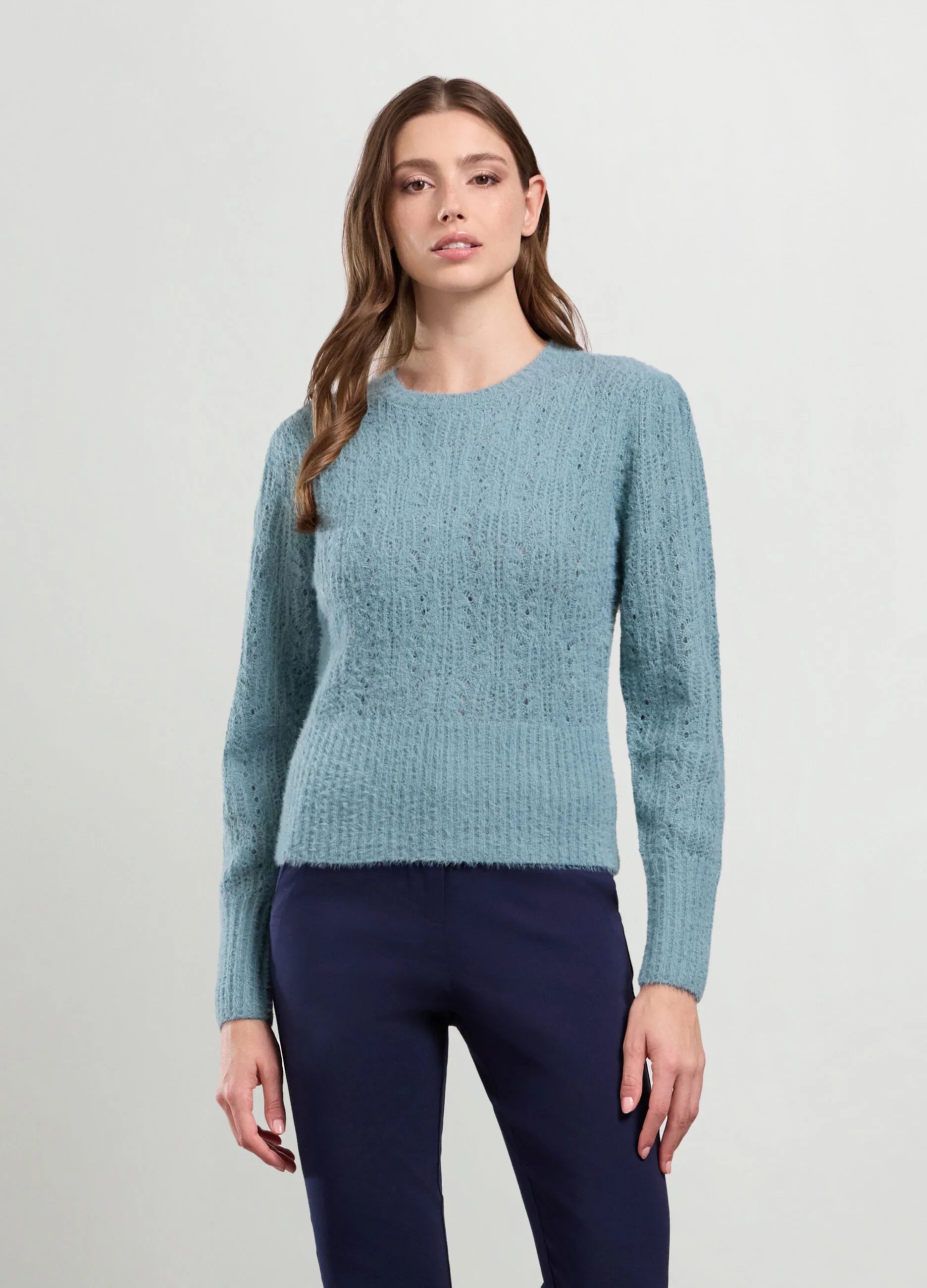 IWIE  Tricot con lavorazione jacquard donna