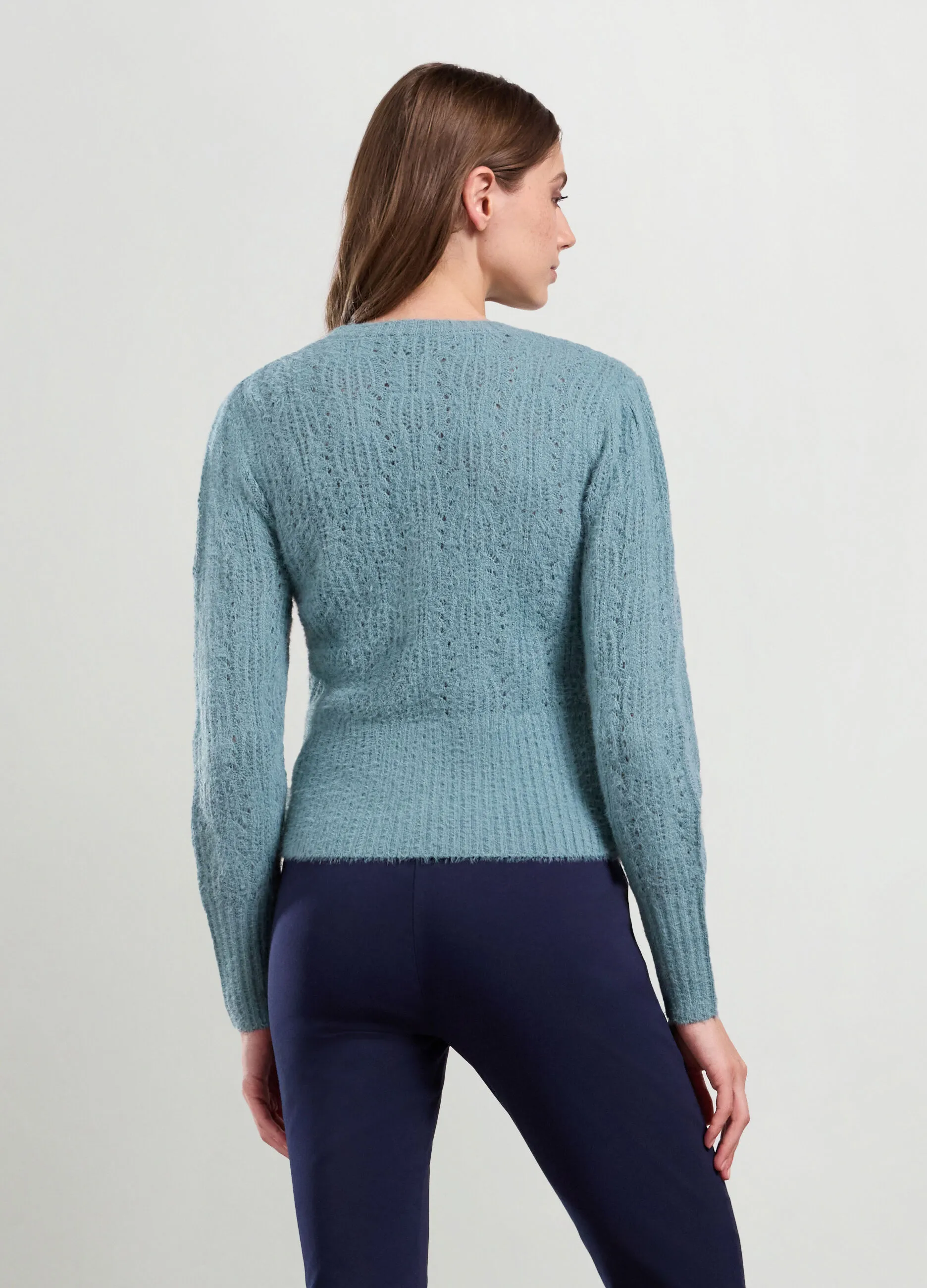 IWIE  Tricot con lavorazione jacquard donna