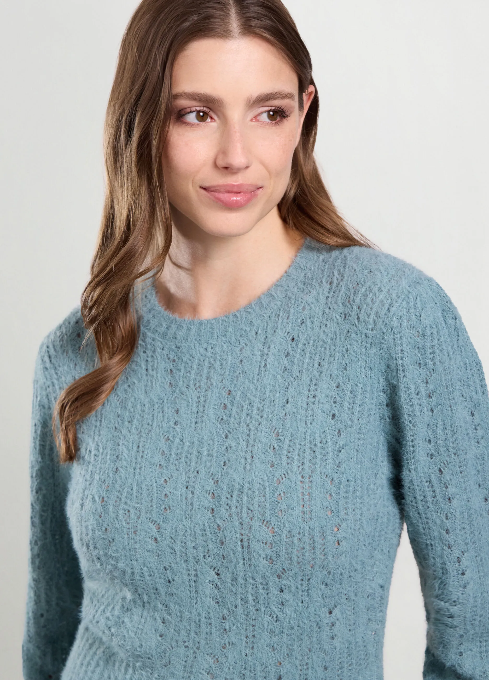 IWIE  Tricot con lavorazione jacquard donna