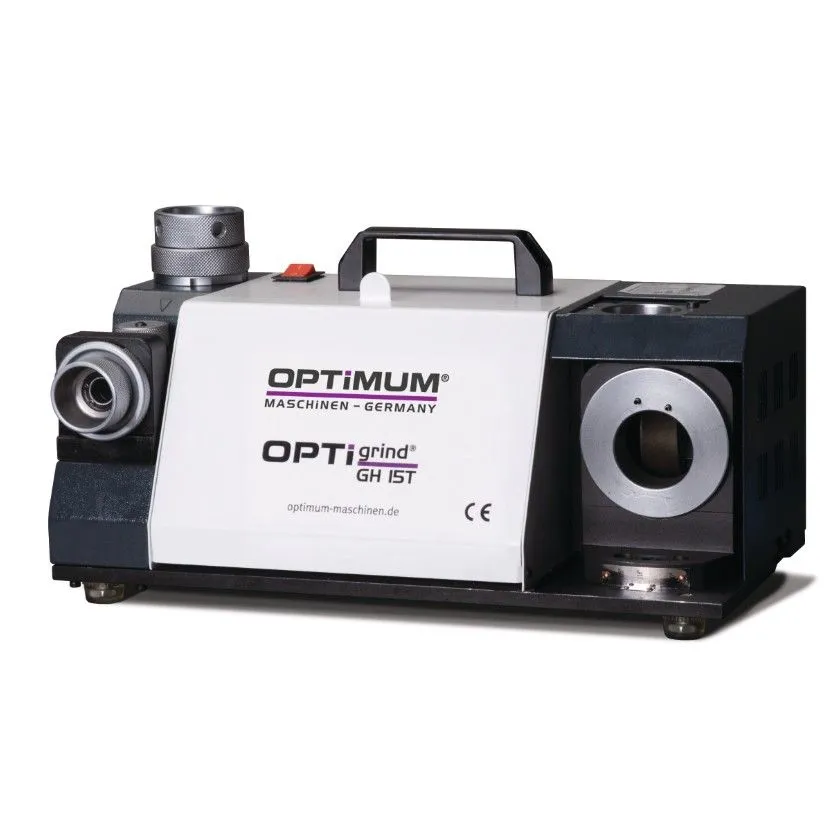 OPTIMUM 050OP0015 Affilatrice per punte elicoidali In HSS o metallo duro Modello OPTIgrind GH 15 T - Potenza 450W