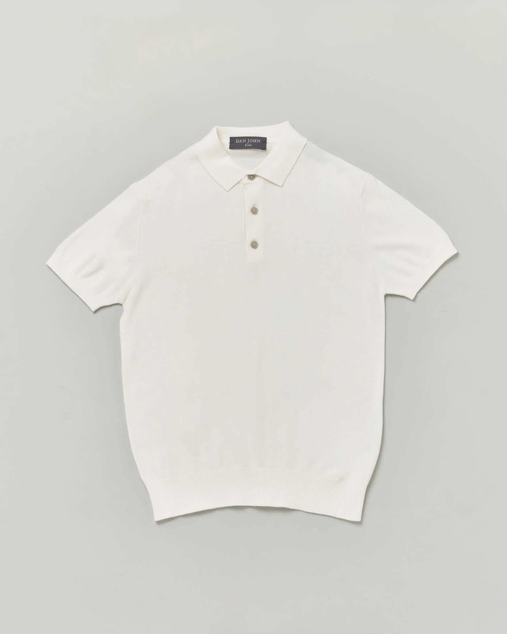 Polo avorio in leggero cotone a maniche corte L-2XL