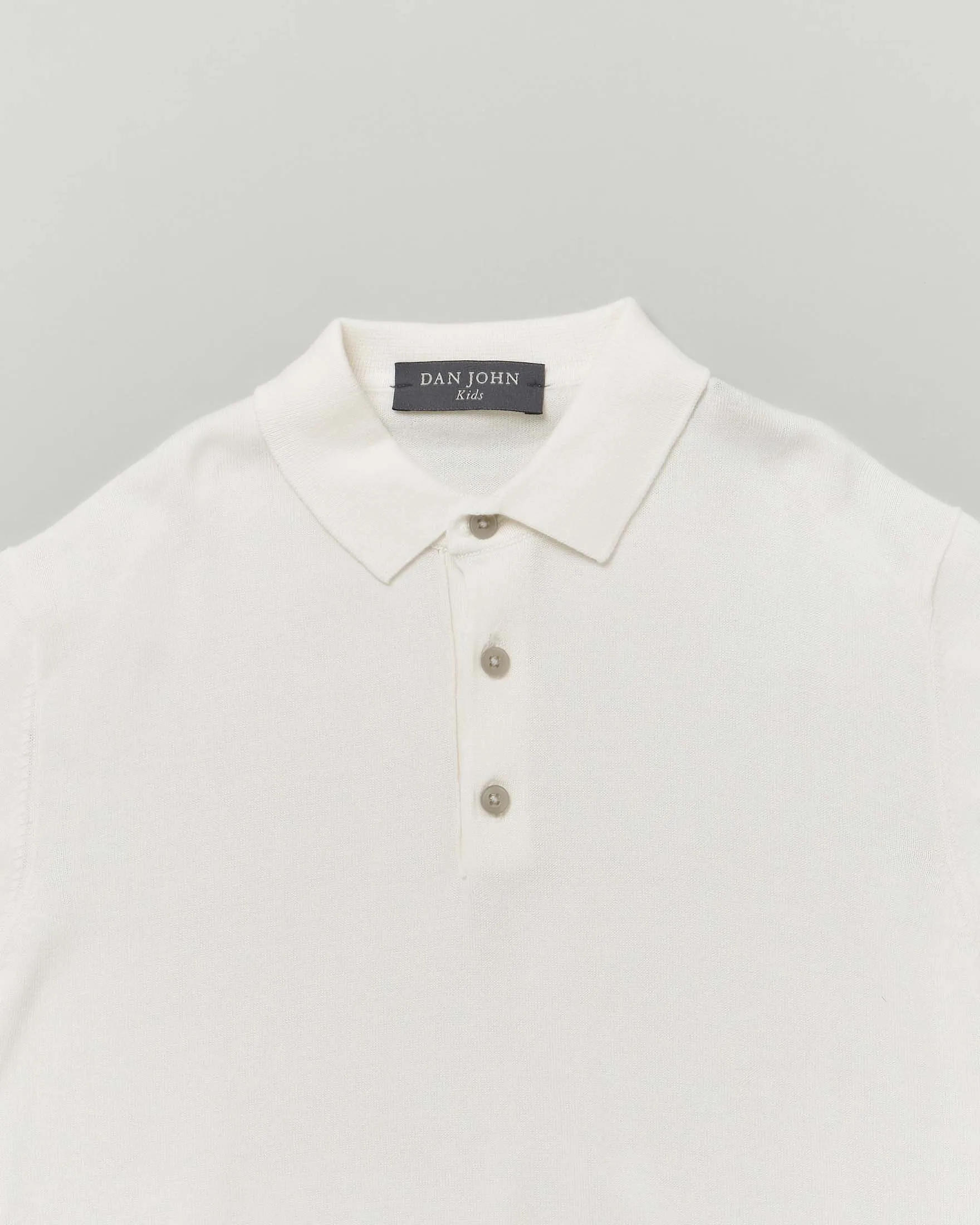 Polo avorio in leggero cotone a maniche corte L-2XL