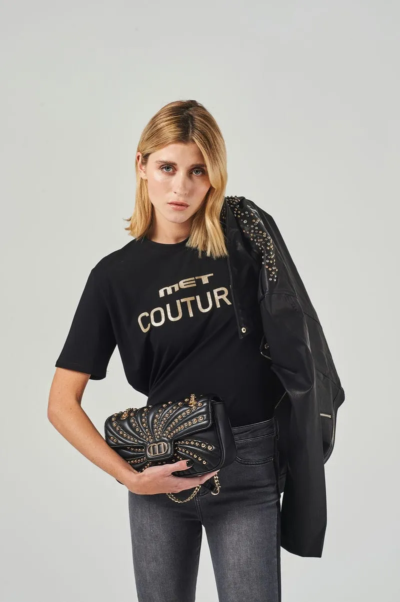 T-shirt con Logo Couture