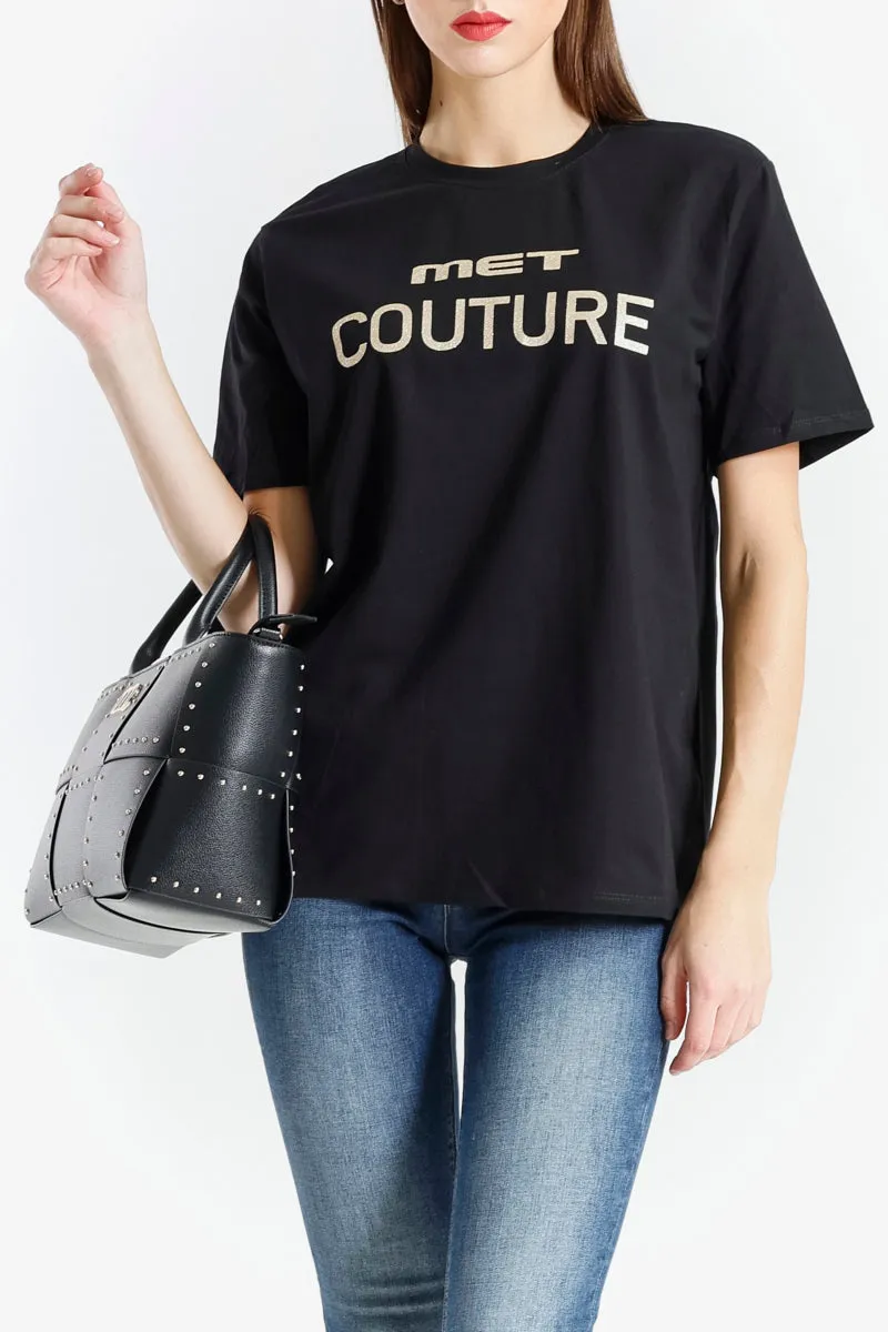 T-shirt con Logo Couture