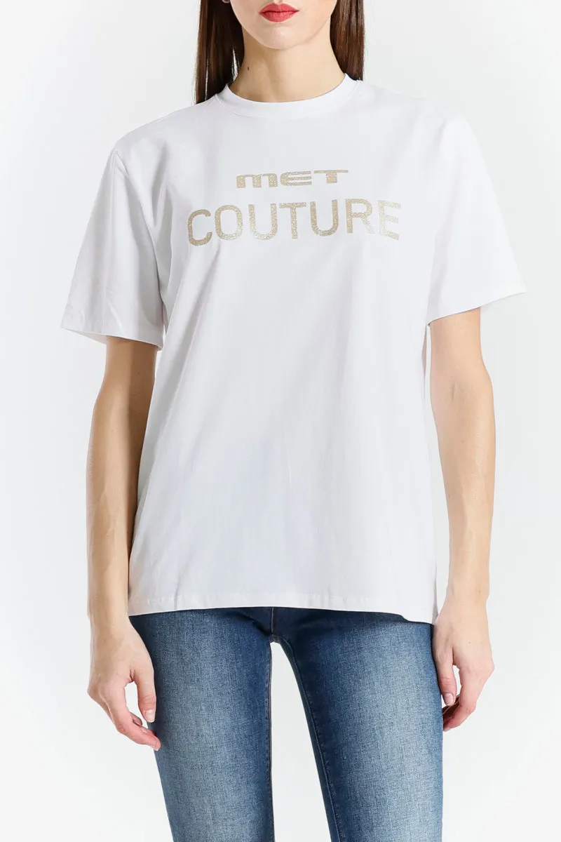 T-shirt con Logo Couture