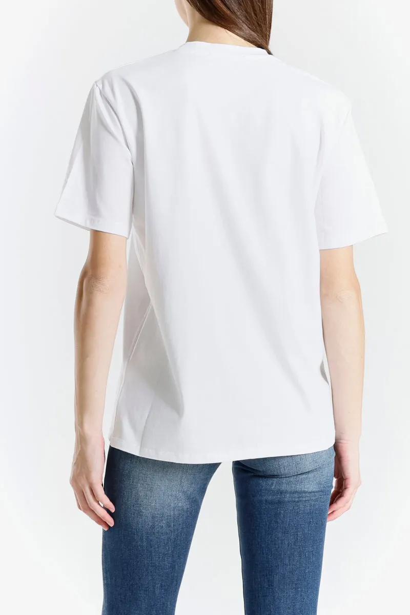 T-shirt con Logo Couture