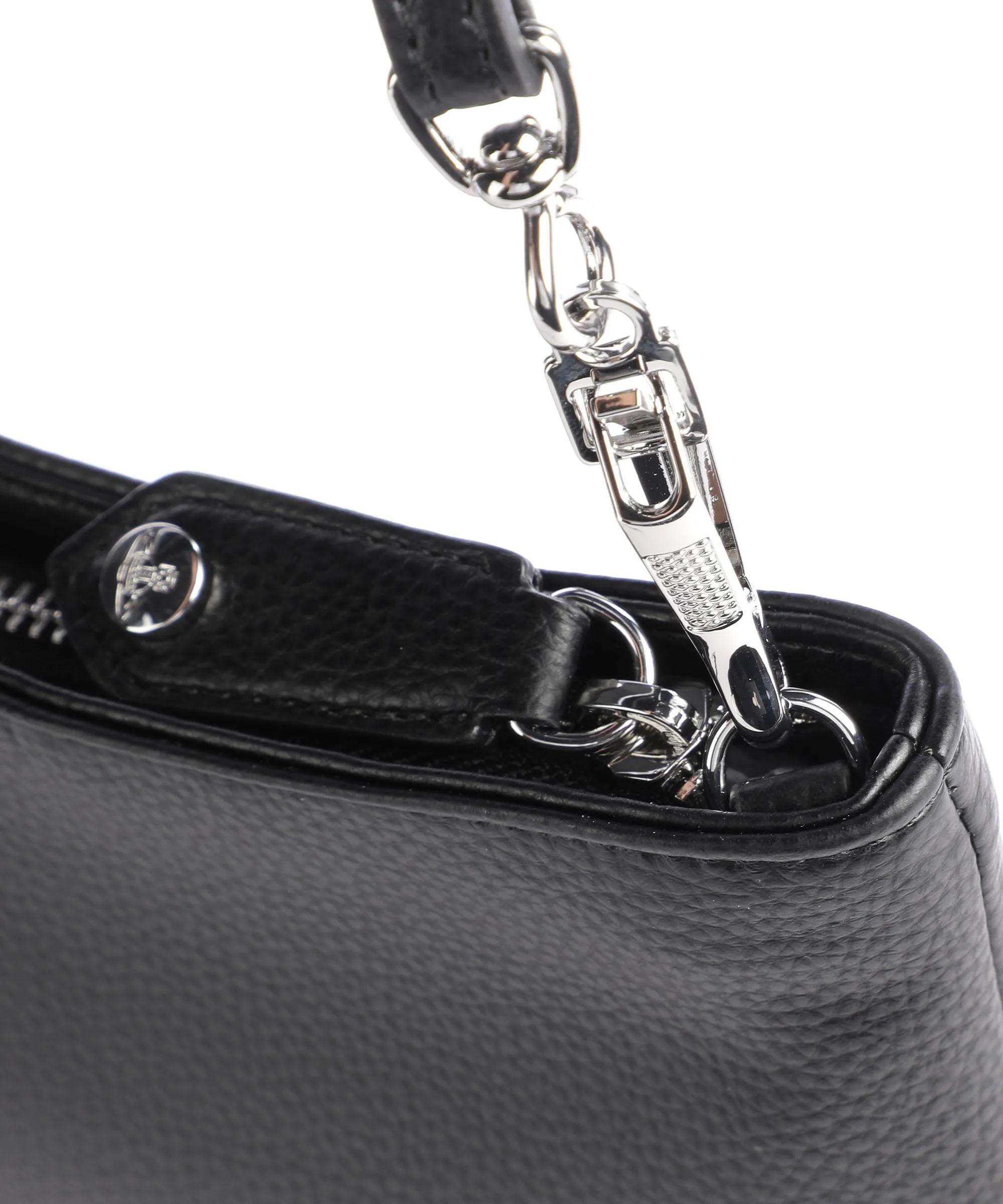  Vivienne Westwood Squire Re-Vegan Square Borsa a tracolla pelle sintetica nero  